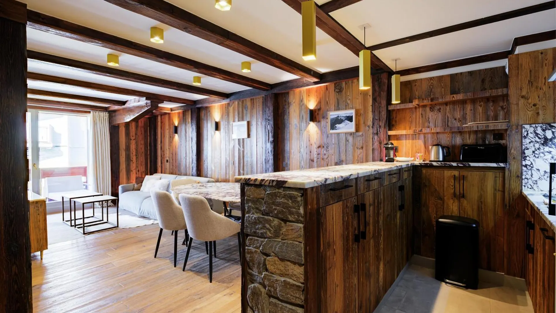شقة Luxury Suite 70M2 Balcon Courchevel1850 Parking